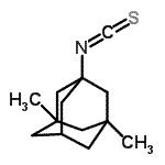 CAS 登录号：136860-49-6， 1-异硫氰酸基-3,5-二甲基金刚烷