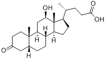 CAS 登录号：136892-43-8， (4R)-4-[(5R,8R,9S,10S,12R,13R,14S,17R)-12-羟基-10,13-二甲基-3-氧代-1,2,4,5,6,7,8,9,11,12,14,15,16,17-十四氢环戊烯并[a]菲-17-基]戊酸