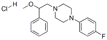 CAS 登录号:13694-51-4, 1-(4-氟苯基)-4-(2-甲氧基-2-苯基-乙基)哌嗪盐酸盐