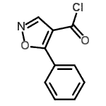 CAS 登录号：136995-29-4， 5-苯基异恶唑-4-甲酰氯