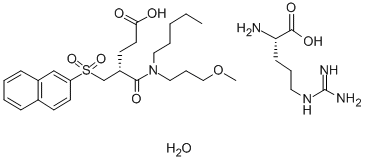 CAS 登录号：137005-17-5， 4-N-(3-甲氧基丙基)-N-戊基氨基甲酰-5-(2-萘磺酰基)戊酸