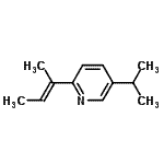 CAS 登录号：137013-13-9， 2-[(2E)-2-丁烯-2-基]-5-异丙基吡啶
