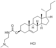 CAS 登录号：137056-72-5， [(3S,8S,9S,10R,13R,14S,17R)-10,13-二甲基-17-[(2R)-6-甲基庚烷-2-基]-2,3,4,7,8,9,11,12,14,15,16,17-十二氢-1H-环戊二烯并[a]菲-3-基]N-(2-二甲基氨基乙基)氨基甲酸酯