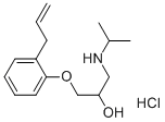 CAS 登录号：13707-88-5， 烯丙洛尔盐酸盐