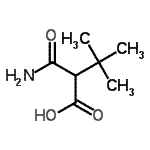 CAS 登录号：137307-69-8， 2-氨基甲酰-3,3-二甲基丁酸