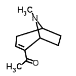 CAS 登录号：137331-57-8， 1-(8-甲基-8-氮杂双环[3.2.1]辛-2-烯-2-基)乙酮