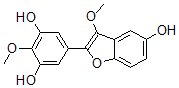 CAS 登录号:137476-72-3, 5-(5-羟基-3-甲氧基-1-苯并呋喃-2-基)-2-甲氧基苯-1,3-二醇