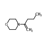 CAS 登录号：13750-56-6， 4-(1-戊烯-2-基)吗啉