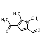 CAS 登录号：137854-34-3， 4-乙酰基-1,5-二甲基-1H-吡咯-2-甲醛