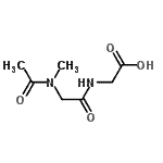 CAS 登录号：137856-25-8， N-乙酰基-N-甲基甘氨酰甘氨酸