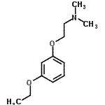 CAS 登录号：137889-71-5， 2-(3-乙氧基苯氧基)-N,N-二甲基乙胺
