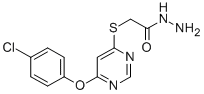 CAS 登录号：137927-75-4， 2-[6-(4-氯苯氧基)嘧啶-4-基]硫基乙酰肼