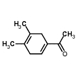 CAS 登录号：137958-27-1， 1-(4,5-二甲基-1,4-环己二烯-1-基)乙酮