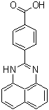 CAS 登录号：138278-89-4， 4-(1H-萘嵌间二氮杂苯-2-基)苯甲酸