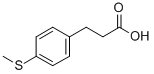 CAS#: 138485-81-1, 4-(Methylthio)-Benzenepropanoic Acid