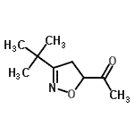 CAS 登录号：138587-59-4， 1-[3-(2-甲基-2-丙基)-4,5-二氢-1,2-恶唑-5-基]乙酮