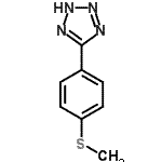 CAS 登录号：138689-79-9， 5-[4-(甲硫基)苯基]-1H-四唑