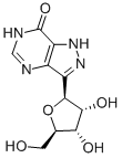 CAS 登录号：13877-76-4， 1,4-二氢-3-beta-D-呋喃核糖基-7H-吡唑并[4,3-d]嘧啶-7-酮