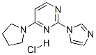 CAS#: 138801-44-2, 2-Imidazol-1-Yl-4-Pyrrolidin-1-Ylpyrimidine Hydrochloride