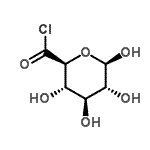 CAS 登录号：138826-45-6， (2S,3S,4S,5R,6R)-3,4,5,6-四羟基四氢-2H-吡喃-2-甲酰氯