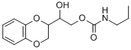 CAS 登录号:13887-60-0, 1-(1,4-苯并二恶烷-2-基)-1,2-乙二醇 2-丙基氨基甲酸酯
