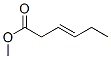 CAS 登录号：13894-61-6， (E)-己-3-烯酸甲酯