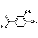 CAS 登录号：139109-25-4， 1-(3,4-二甲基-1,3-环己二烯-1-基)乙酮