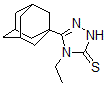 CAS 登录号:139158-25-1, 5-(1-金刚烷基)-4-乙基-2H-1,2,4-三唑-3-硫酮