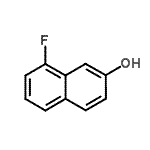 CAS 登录号：13916-98-8， 8-氟-2-萘酚