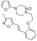 CAS 登录号：139193-93-4， 1-(呋喃-2-基)-4-[2-[2-[(E)-2-(3-甲基-1,2-恶唑-5-基)乙烯基]苯氧基]乙基]哌嗪盐酸盐