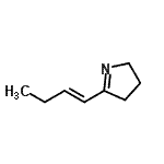 CAS 登录号：139218-89-6， 5-[(1E)-1-丁烯-1-基]-3,4-二氢-2H-吡咯
