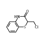 CAS 登录号：139331-42-3， 2-(氯甲基)-2H-1,4-苯并噻嗪-3(4H)-酮