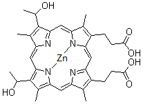 CAS 登录号:13939-11-2, 血卟啉锌
