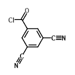 CAS 登录号：139456-45-4， 3,5-二氰基苯甲酰基氯化物
