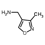 CAS 登录号：139458-30-3， 1-(3-甲基-1,2-恶唑-4-基)甲胺