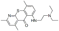 CAS 登录号：13988-28-8， 6-(2-二乙基氨基乙胺)-2,4,9-(三甲基)苯并噻喃并[2,3-b]吡啶-5-酮