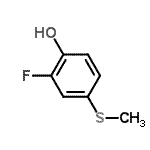 CAS#: 140220-05-9, 2-Fluoro-4-(Methylsulfanyl)Phenol
