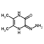CAS 登录号：140911-17-7， (3E)-3-亚肼基-5,6-二甲基-3,4-二氢-2(1H)-吡嗪酮