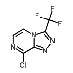 CAS 登录号：140911-31-5， 8-氯-3-(三氟甲基)[1,2,4]三唑并[4,3-a]吡嗪