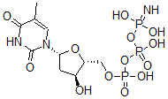 CAS 登录号：141171-14-4， (二羟基亚氨磷酰氧基-羟基-磷酰)[(2R,3S,5R)-3-羟基-5-(5-甲基-2,4-二氧代-嘧啶-1-基)四氢呋喃-2-基]甲基磷酸氢酯