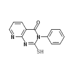 CAS 登录号：14133-23-4， 3-苯基-2-硫代-2,3-二氢吡啶并[2,3-d]嘧啶-4(1H)-酮