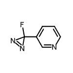 CAS 登录号：141342-10-1， 3-(3-氟-3H-二氮杂环丙烯-3-基)吡啶