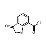 CAS 登录号：141399-96-4， 3-氧代-2,3-二氢-1-苯并噻吩-7-甲酰氯