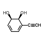 CAS 登录号：141506-22-1， (1R,2S)-3-乙炔基-3,5-环己二烯-1,2-二醇
