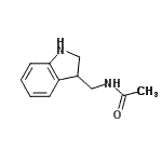 CAS 登录号：141524-66-5， N-(2,3-二氢-1H-吲哚-3-基甲基)乙酰胺