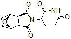 CAS 登录号:14166-29-1, 2-(7-氧杂双环(2.2.1)庚烷-2-外,3-外-二甲酰亚胺基)戊二酰亚胺