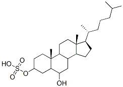 CAS#: 141677-55-6, Sodium [(3S,5S,6S,8S,9S,10R,13R,14S,17R)-6-Hydroxy-10,13-Dimethyl-17-[(2R)-6-Methylheptan-2-Yl]-2,3,4,5,6,7,8,9,11,12,14,15,16,17-Tetradecahydro-1H-Cyclopenta[a]Phenanthren-3-Yl] Hydrogen Sulfate