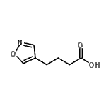 CAS 登录号：141679-49-4， 4-(1,2-恶唑-4-基)丁酸