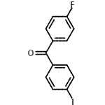 CAS 登录号：141763-55-5， (4-氟苯基)(4-碘苯基)甲酮