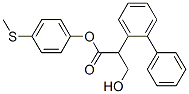 CAS#: 141857-29-6, (4-Methylsulfanylphenyl) 3-Hydroxy-2-(2-Phenylphenyl)Propanoate